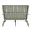 Causeuse double en plastique recyclé Byrnes-705437828