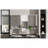 55 Inch Wall-Mount 3-In-1 Mirror Cabinet With Adjustable Shelf, Soft-Closing Hinges, High-Quality MDF, For Bathroom Vanity, Living Room, Bedroom Storage Organizer