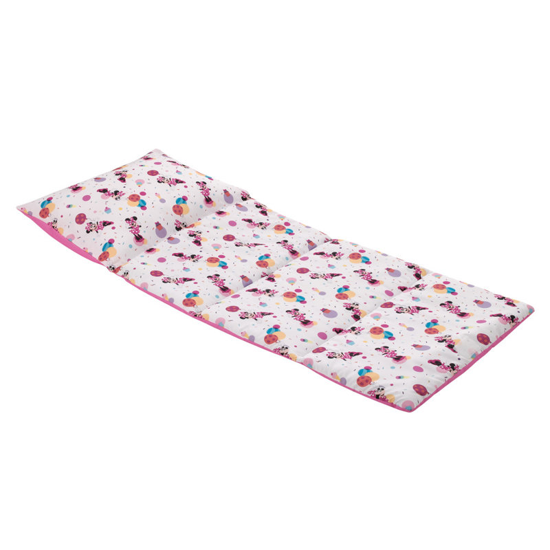 Disney Minnie Mouse Let's Party Deluxe Easy Fold Toddler Nap Mat