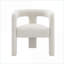 Ensemble de 2 chaises de salle à manger rembourrées sans assemblage pour adultes Loma Beige Side, capacité de 220 lb