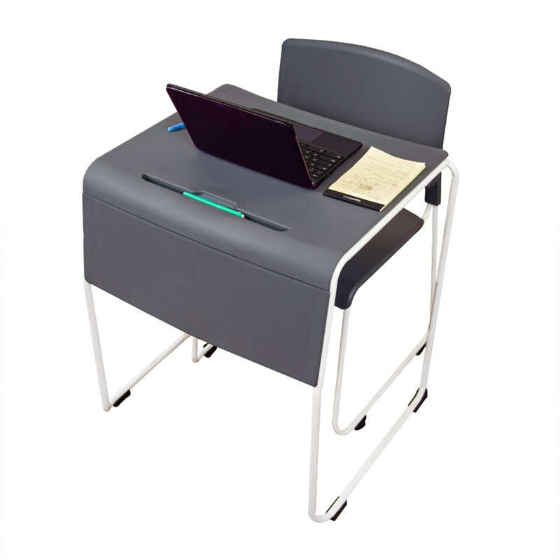 Hitton Plastic 31.5'' h x 19'' w Classroom Desk & Chair Package