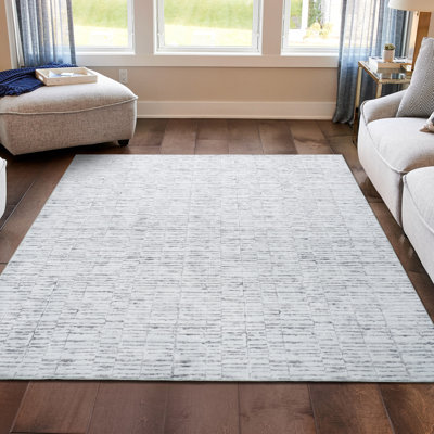 Wyatt & Ash Strata Texture Machine Washable Dream Mink Rugs 1-Piece