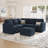 Aubade L-Shaped Modular Storage Sofa Set-685544384