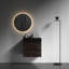 Lavabo de salle de bain en quartz noir mat - attrait durable offrant une option élégante et pratique
