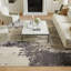 Tapis abstrait ivoire / gris Adriennie-162277383