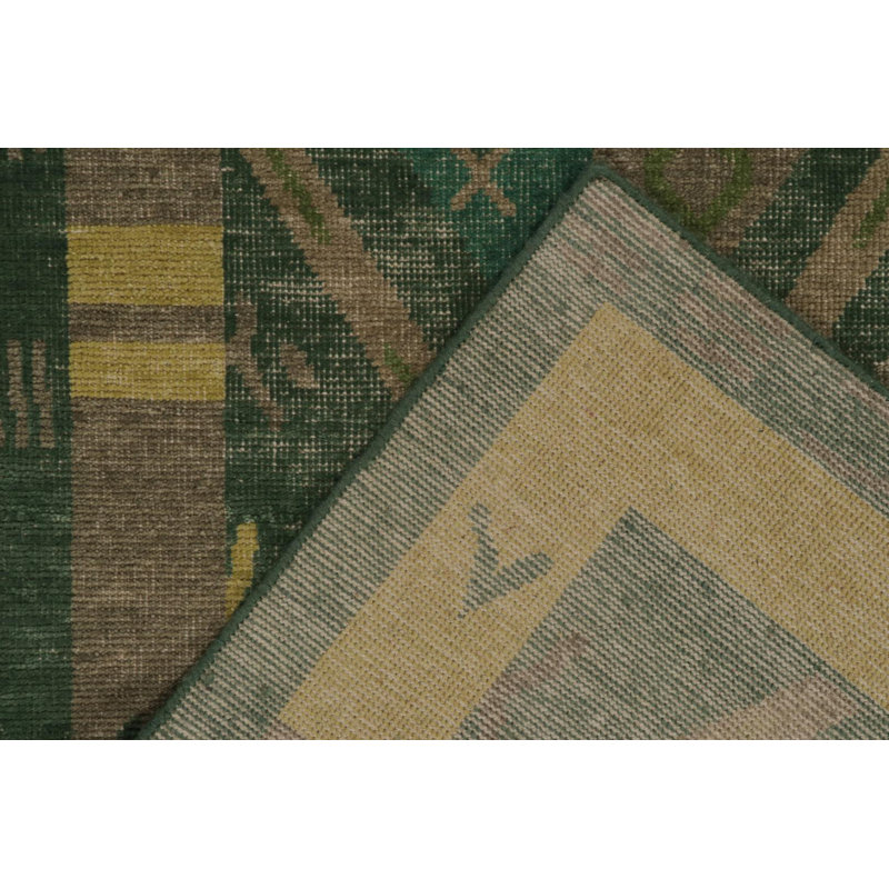 Handmade Wool Area Rug, Rectangle 8’1” x 10’