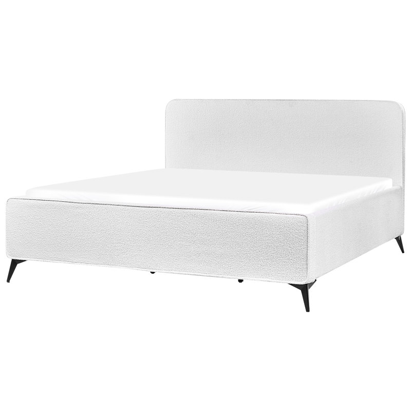 Bently Upholstered Bed, White