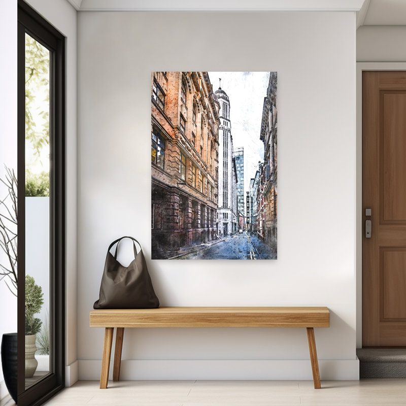 Art urbain de la ville, 60" H x 40" W
