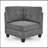 Luxurious U Shape Modular Sectional Sofa,DIY Combination,Includes Two Single Chair ,Two Corner And Two Ottoman