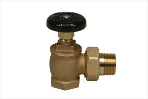 1" Hot Water Angle Valve