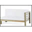 Banc de coin droit et table basse