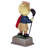 Silver King Golf Ball Golfer Figurine