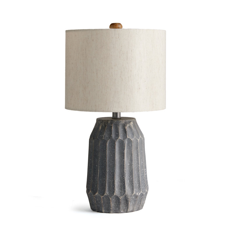 Lampe de table Delos Natural Ecomix, gris