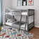 Aileana Twin Over Twin Solid Wood Bunk Bed by Lark Manor™