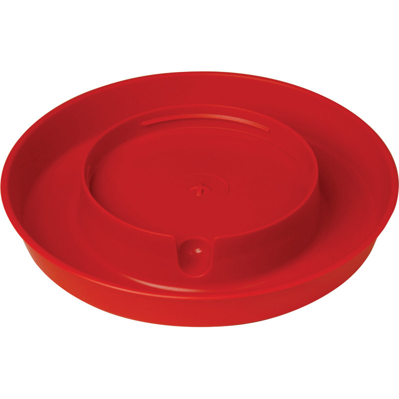 Plat pour mangeoire, Rouge
