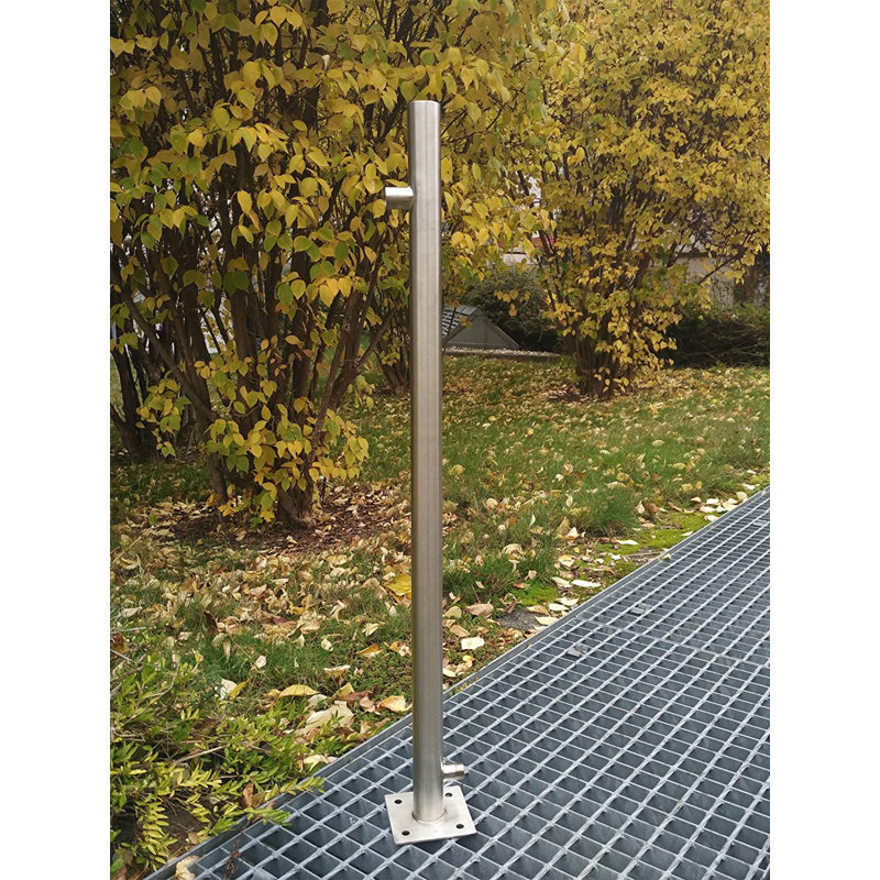 Outdoor Stainless Steel Column Fountain