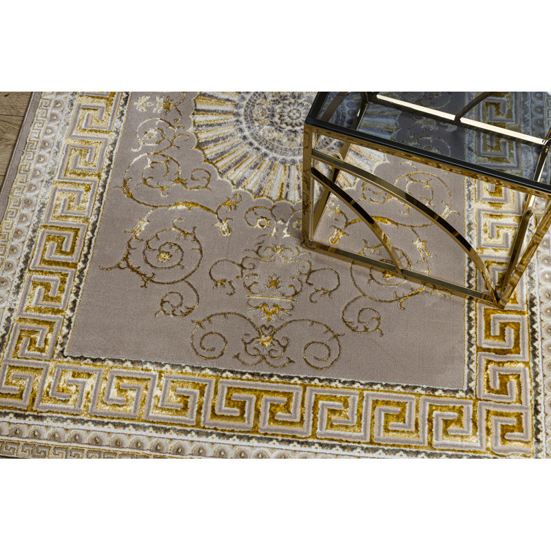 Oriental Area Rug, Rectangle 180 x 270cm, Cream