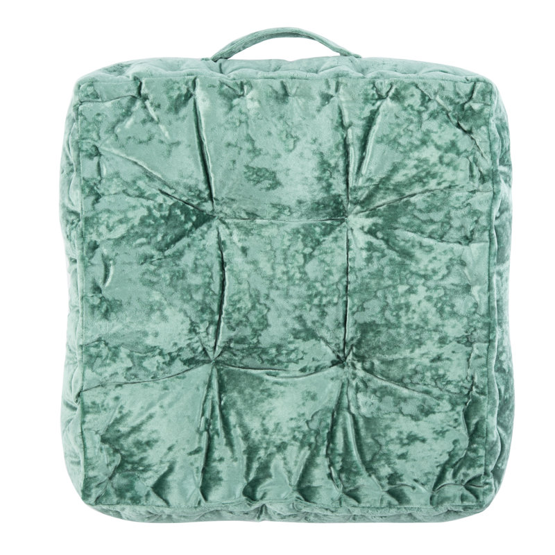 Peony Floor Pillow, Green
