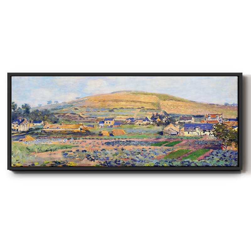 Le Mont Riboudet à Rouen au printemps, 1872 - Toile encadrée