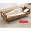 Canapé-lit futon de 75 po, canapé-lit convertible avec dossier réglable, causeuse, canapé-lit avec poches latérales
