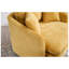 Fauteuil d'appoint pivotant en chenille Aurelia l 46,1 po x P 42,6 po x H 36,8 po Aurelia