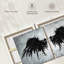 «Black Fallen Angel Wings», reproduction sur toile-315325403