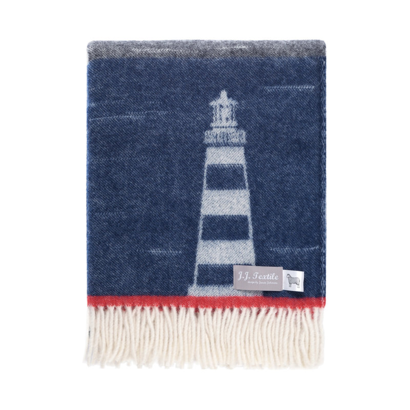 Lighthouse Wool Throw