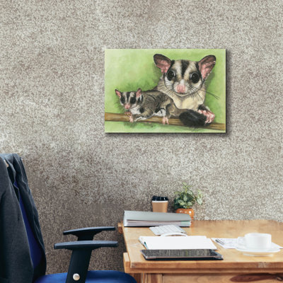 «Sugar Glider» par Barbara Keith, art mural sur toile