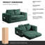 2 Seater Corduroy Sofa-274769814