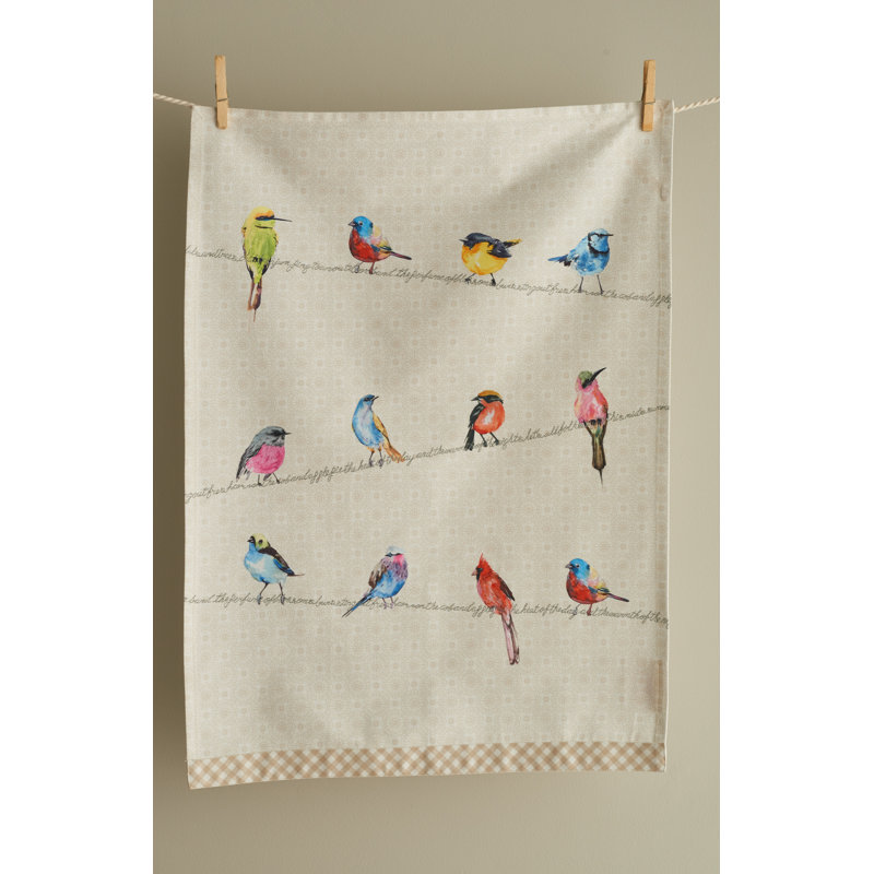 Chiffonss d’oiseaux sur fils
