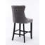 Yes Upholstered Velvet Bar Stool-1380351005