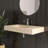  35" Wall-Mounted Vessel sink Stone Solid Surface With Faucet Hole-125398700-125398702