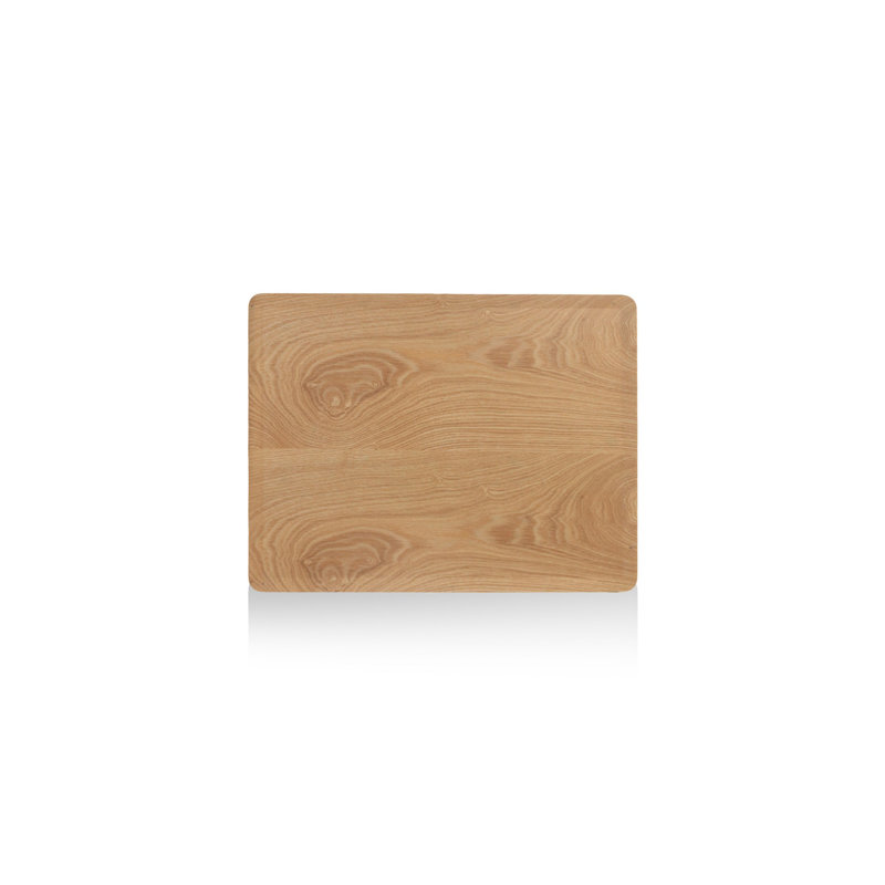 100% Wooden Serving Tray, Beige Color, 10.6 x 7.9 x 0.8 inches | Durable and Elegant Design, Ideal for Entertaining & Everyday Use | Not Dishwasher or Microwave Safe, Perfect for Home & Kitchen Decor