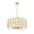 Reggi 8 - Light Steel Dimmable Drum Chandelier-1842086678