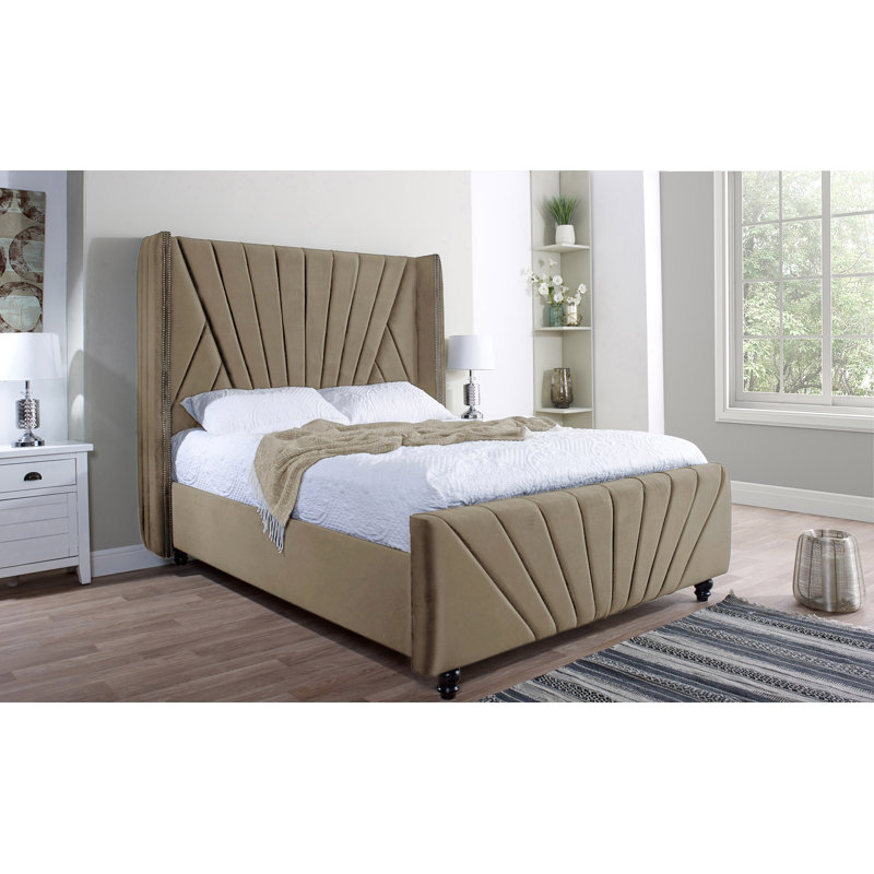 King David Bed, Double (4'6), Coffee