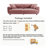 Minimore Modern style sofa 91" W Upholstered 3-Seater Sofa -340865319