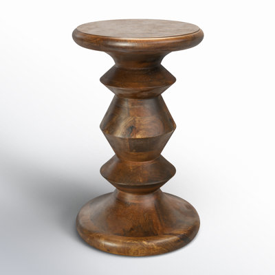Trashawn Solid Wood End Table