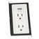 Recessed Floor Socket Box Kit (Black)