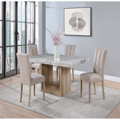 Natural Dining Table Solid Wood