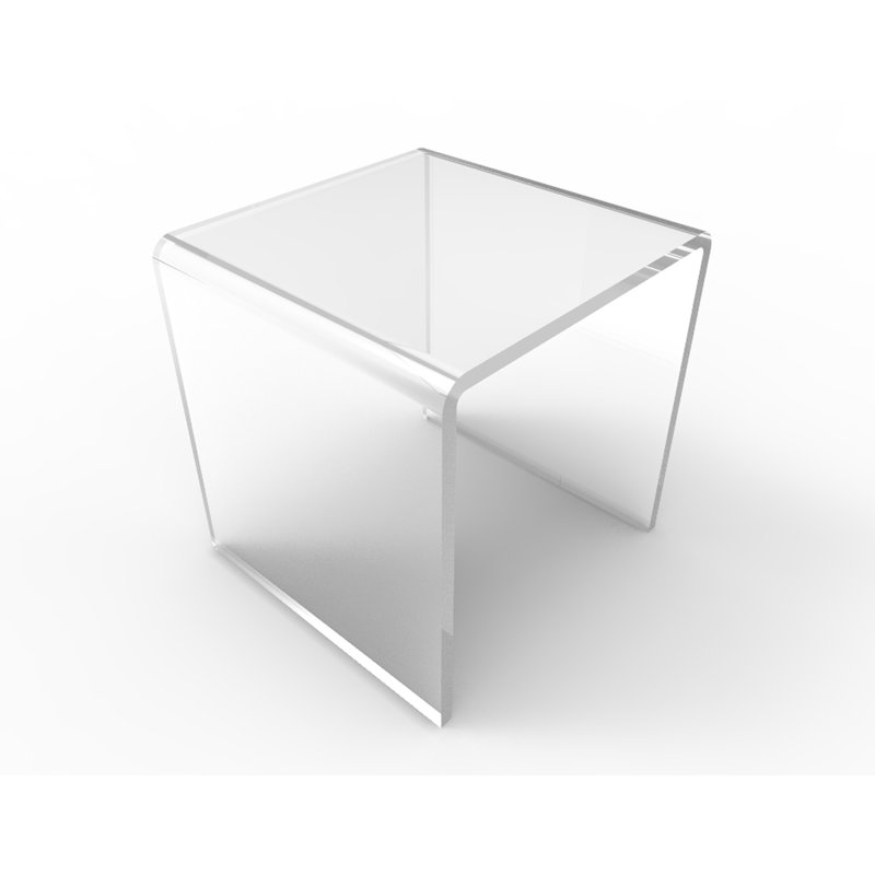 Ensemble de contremarches en acrylique en plexiglas transparent Fixturedisplays® - ensemble de 7 - 1/8 po d'épaisseur 20003
