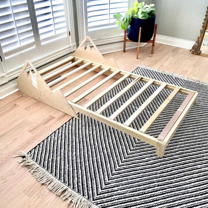 Earby Solid Wood Platform Bed, Full / Double