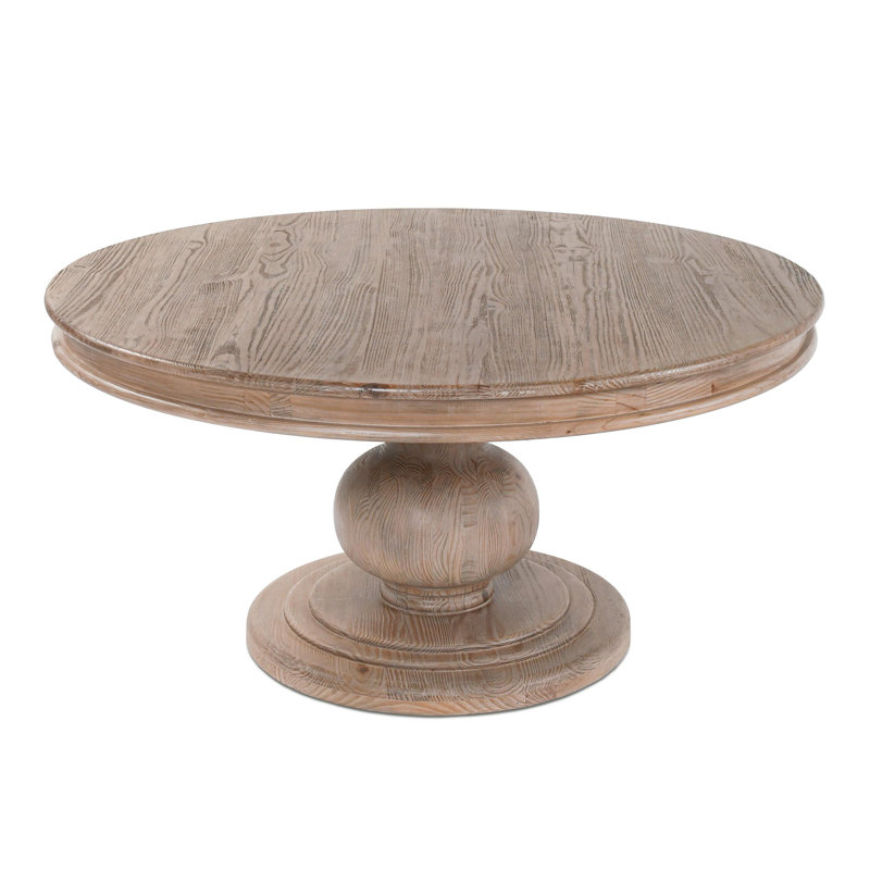 Table de salle à manger Dadeville, Taupe rustique