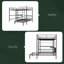 Lit superposé double au-dessus de simple avec bureau intégré, tablettes et échelle-636879176