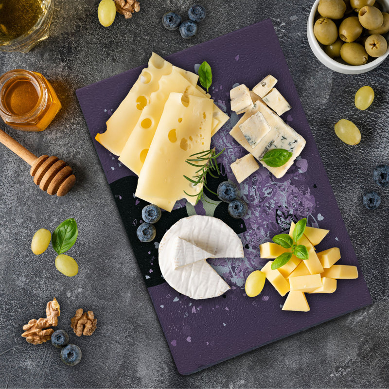 Planche à découper en verre trempé Ambesonne