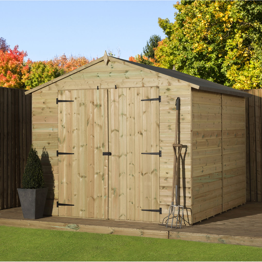 Premier Apex 8 Ft. W x 10 Ft. D Shiplap Wooden Shed