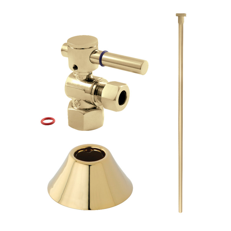 Ensemble de garniture de toilette Kingston, Polished Brass