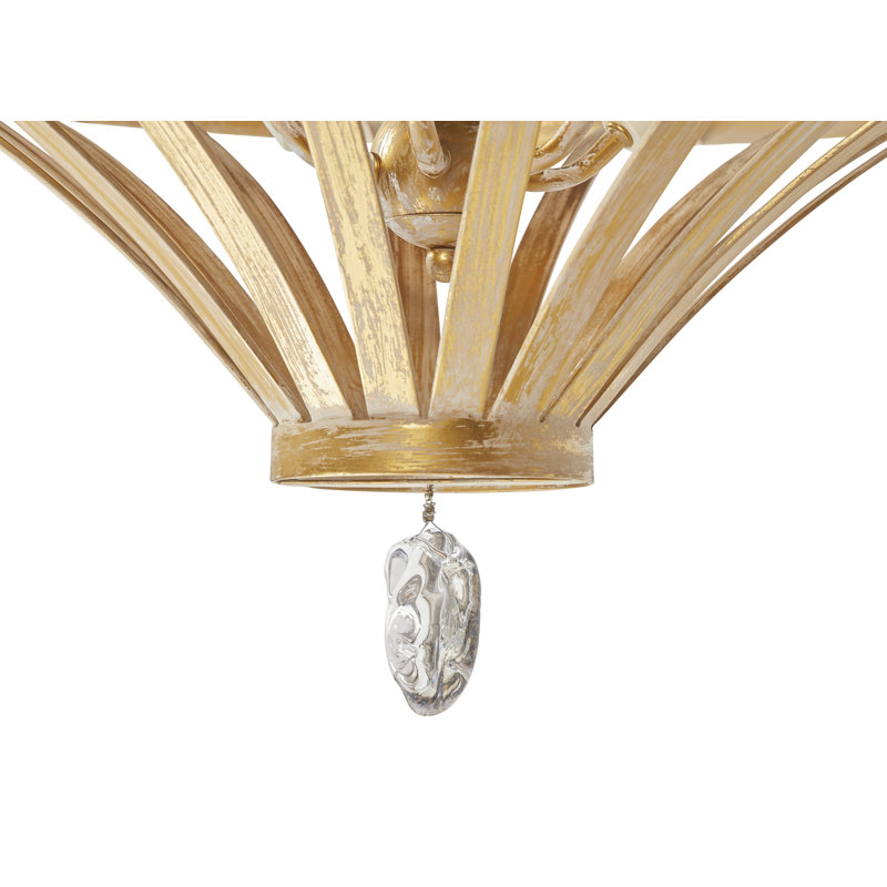Lustre géométrique unique à 4 lumières Khandis