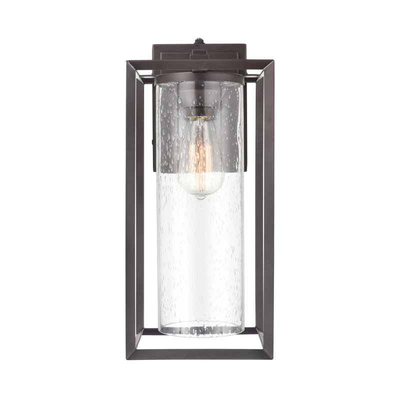 Wall Light, Bronze, 17.5" H x 9" W x 9" D