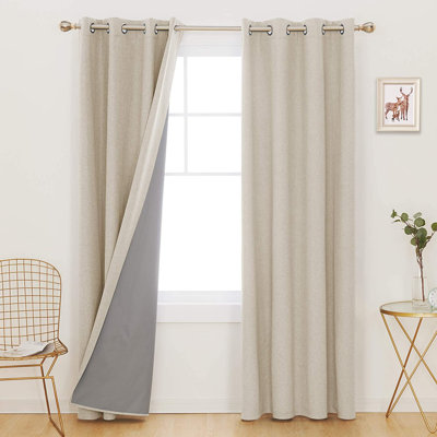 Ipswich Blackout Thermal Grommet Curtain Panels