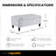 Polyester Upholstered Bench-1521083207